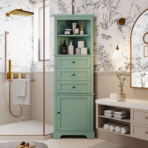Triangle tall bathroom corner - tall,