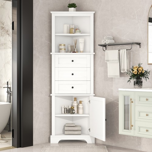 Modern triangle tall bathroom - modern,