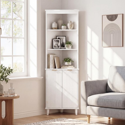 Tall corner cabinet with - tall,