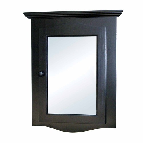 Black solid wood bathroom - solid,
