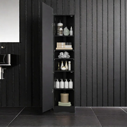 Tall corner bathroom - corner, cabinet