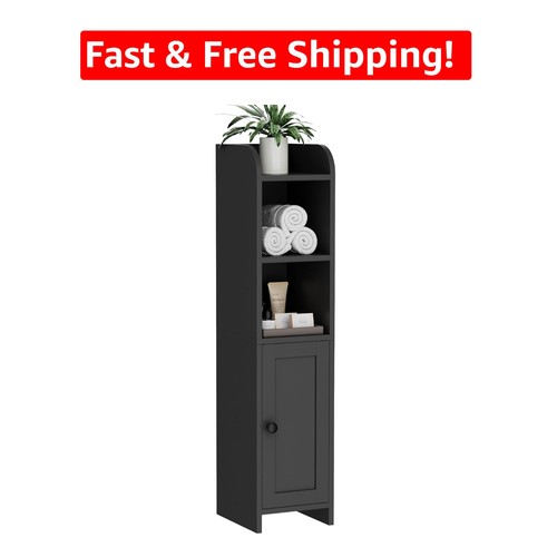 Compact black corner bathroom - compact,