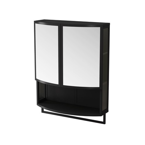 Black arched glass - 23.62",
