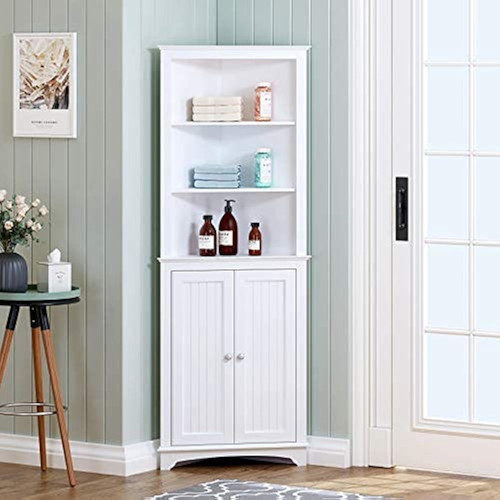 Tall corner bathroom - corner, cabinet