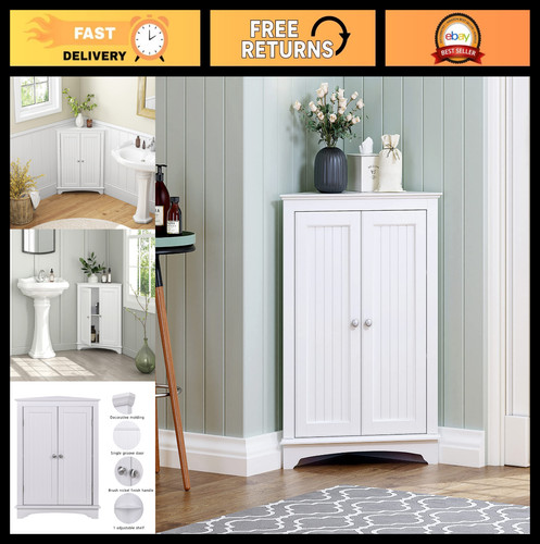 Corner bathroom cabinet with - bathroom,