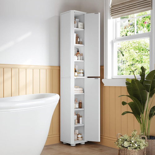 Corner bathroom cabinet tall - bathroom, cabinet,tall