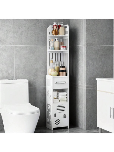 Narrow corner bathroom cabinet - narrow,
